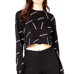Dickies Logo Graphic Cropped Sweatshirt